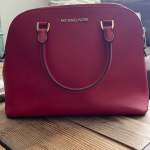 Red Michael kors purse
